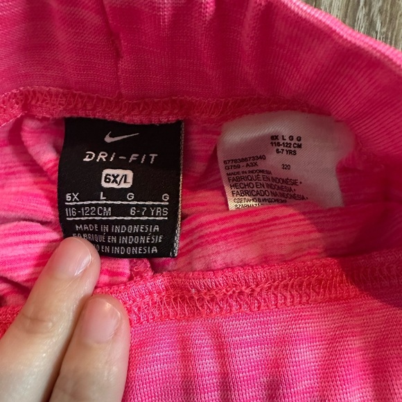 Girls Hot Pink Nike Joggers - Picture 2 of 2